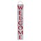 Northlight Red and White Cardinal 'Welcome' Christmas Wall Decor